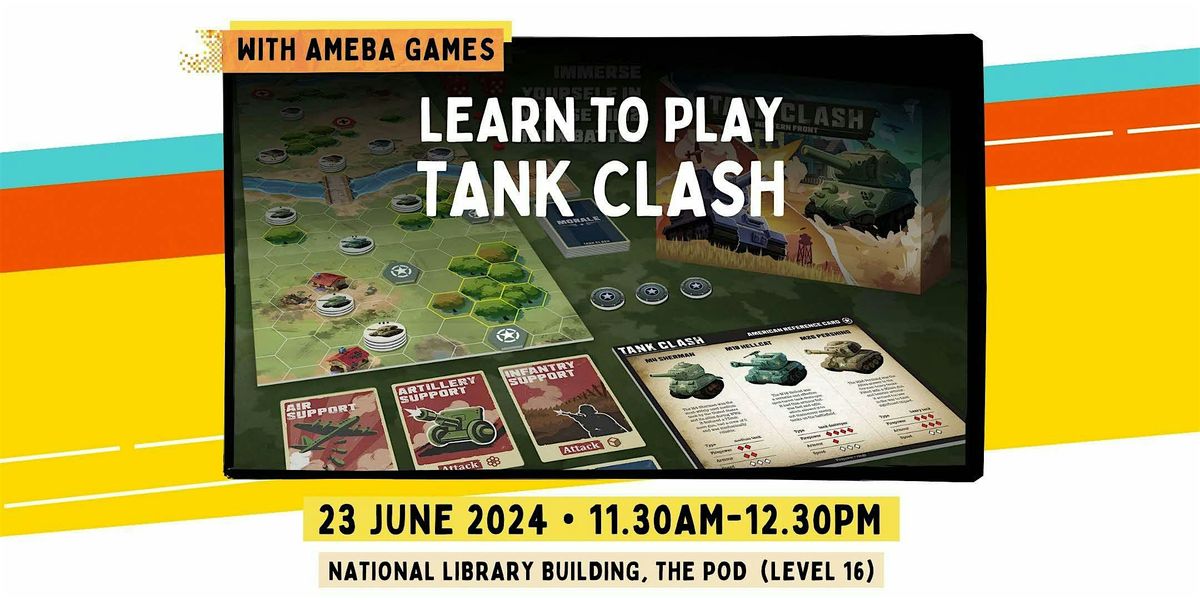 Learn to Play Tank Clash with Ameba Games | Tabletop Games Festival