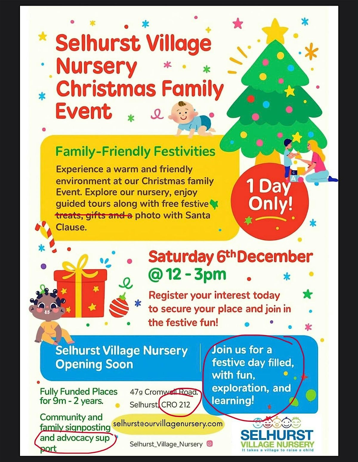 Selhurst Village Nursery Christmas Family Event