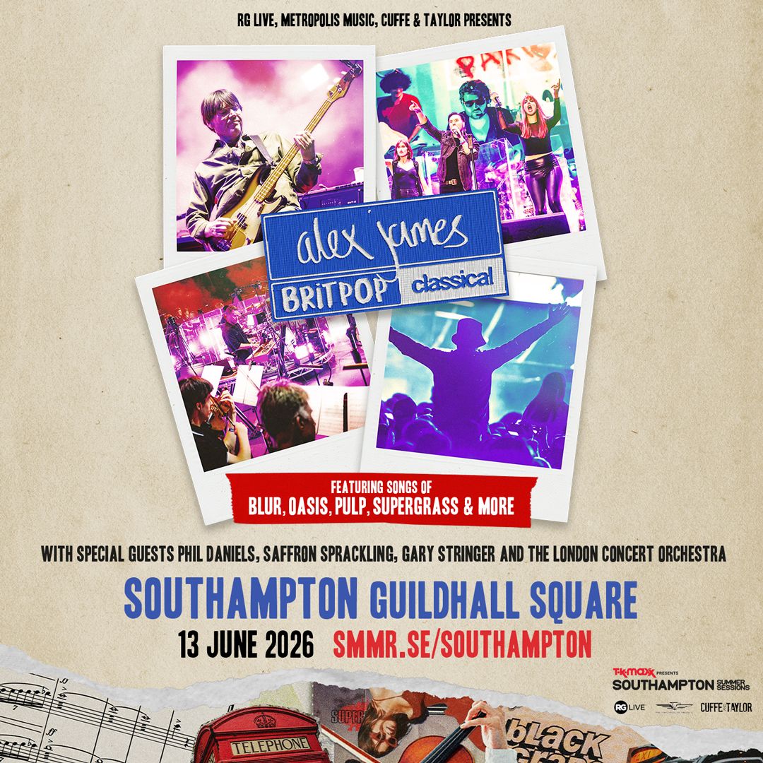 Alex James' Britpop Classical Southampton Tickets