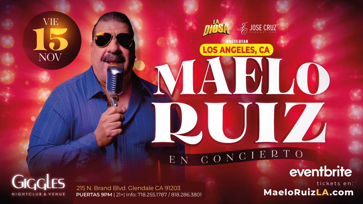 Concierto de salsa con Maelo Ruiz en Los Angeles, CA | Noviembre 15 2024