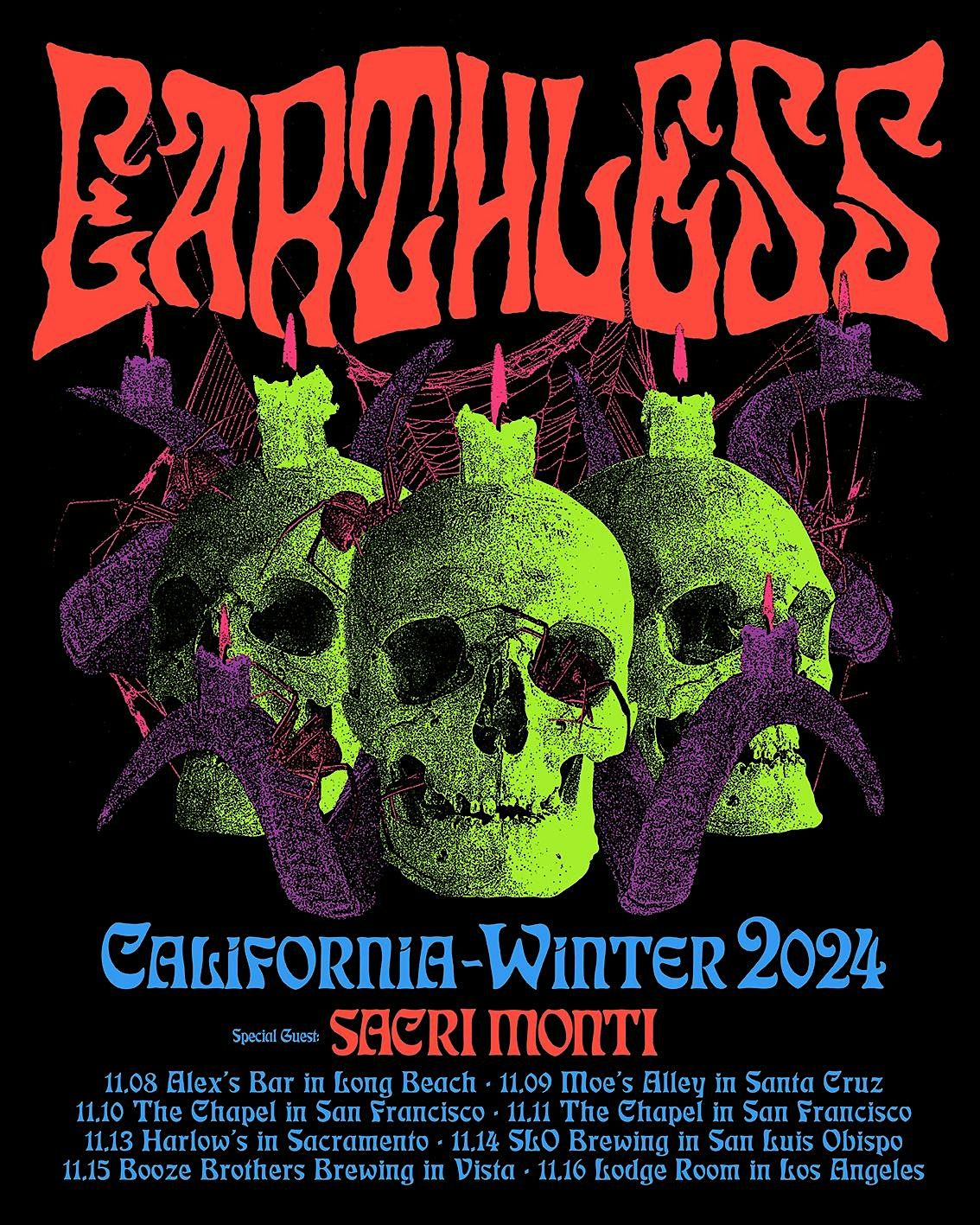 Booze Brothers Brewing Co. Presents Earthless Featuring Sacri Monti