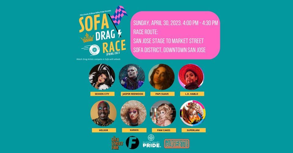 Sofa Drag Race 2023 at Sofa Street Fair 