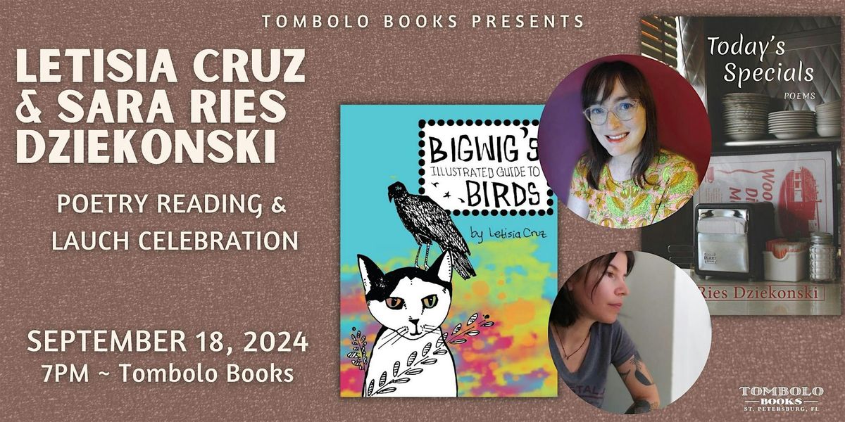 Poetry Reading  with Letisia Cruz and Sara Ries Dziekonski