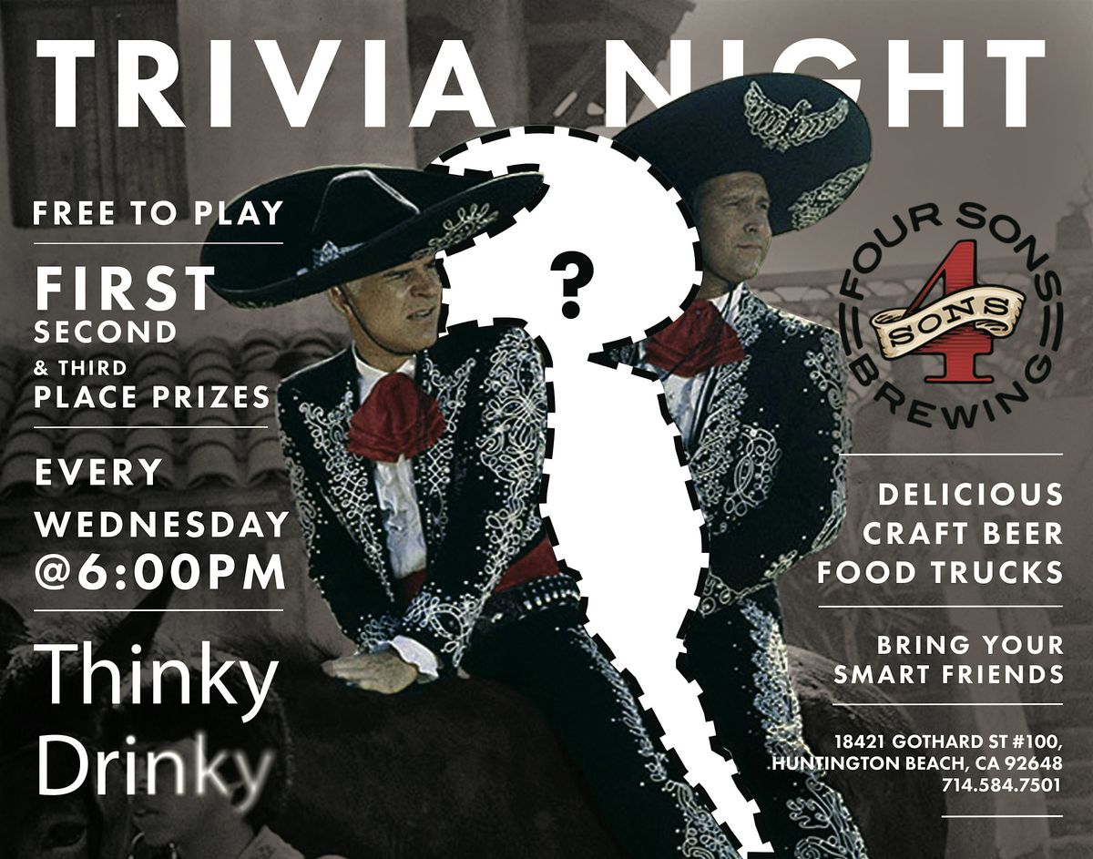 Free Trivia! Wednesdays at Four Sons Brewing - Huntington Beach