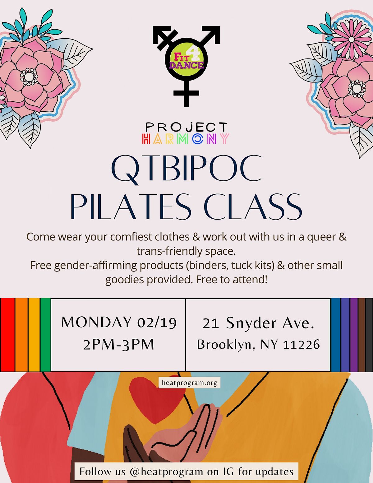 Project Harmony and Fit4Dance QTBIPOC Pilates Class