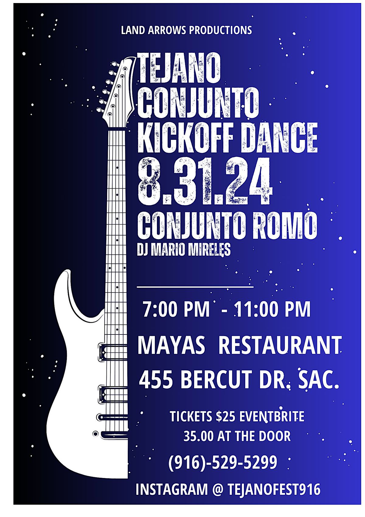 Tejano Conjunto Kickoff Dance