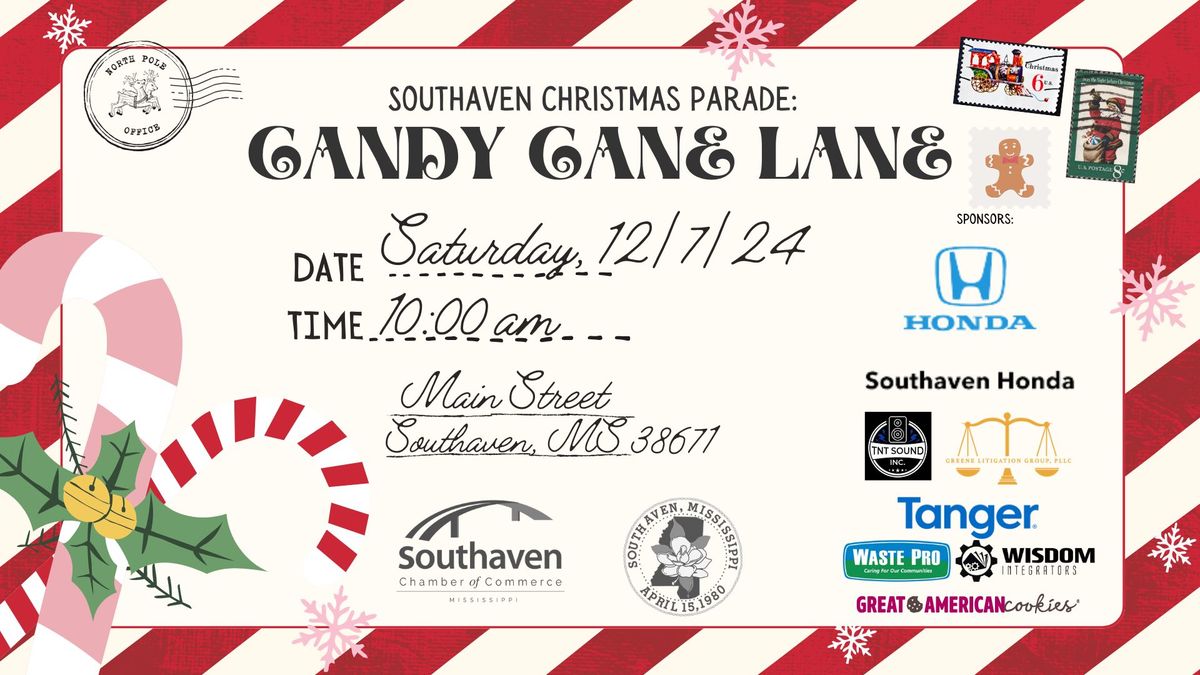 Southaven Christmas Parade "Candy Cane Lane"