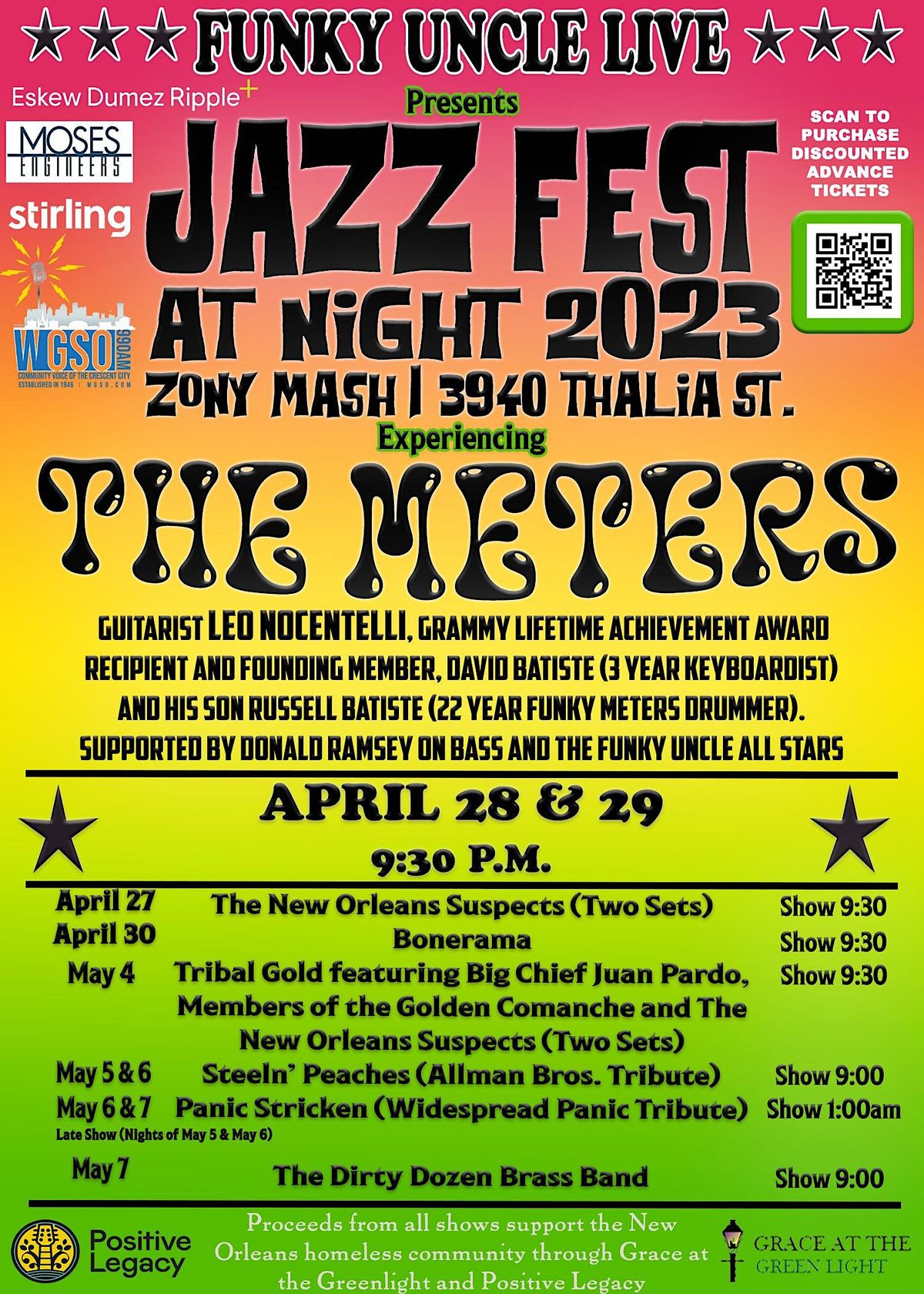 The Meters Experience plus The Funky Uncle All Stars