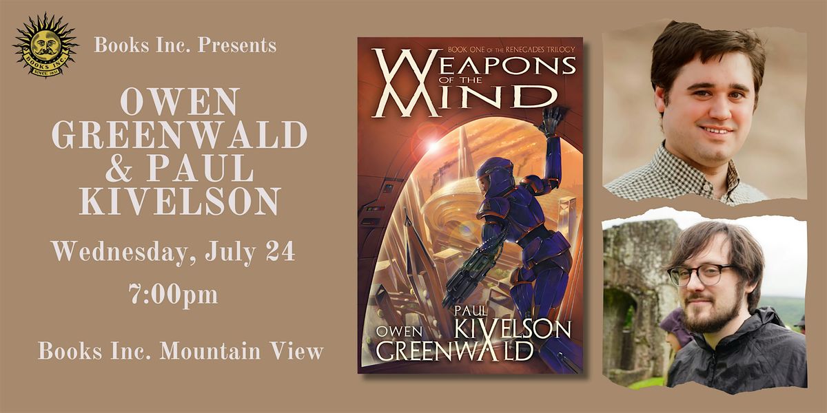 OWEN GREENWALD & PAUL KIVELSON at Books Inc. Palo Alto