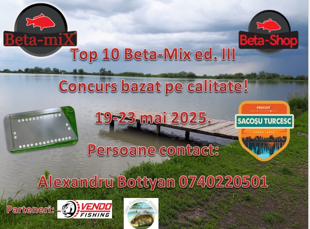 TOP 10 BETA-MIX ED. III SACOSU TURCESC