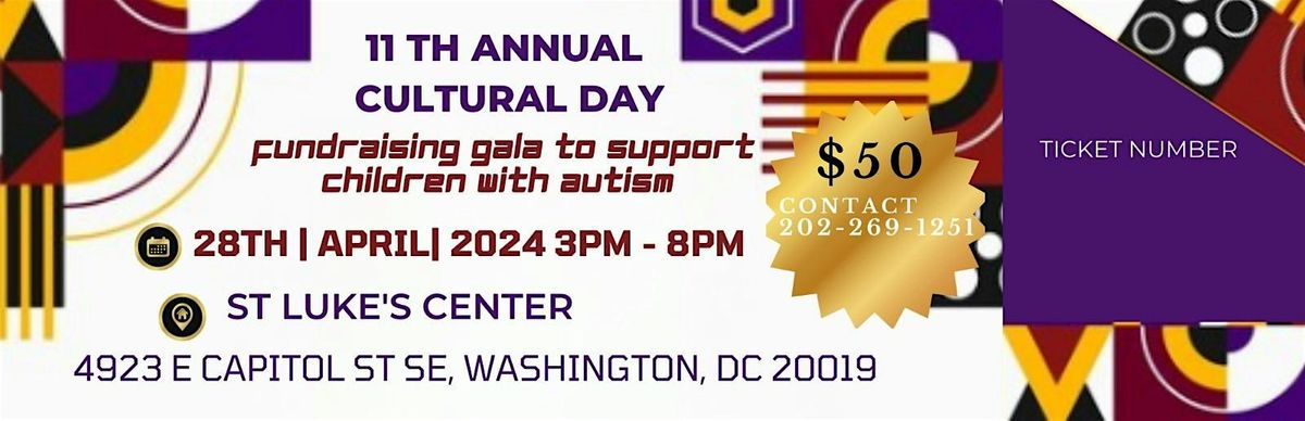 11TH Annual Cultural Day - Fundraising Gala to Support Children with Autism
