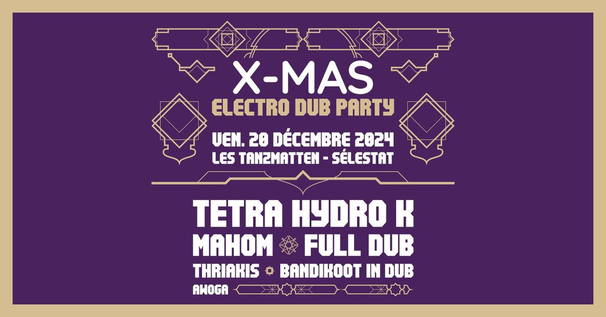 X-MAS PARTY 2024 : ELECTRO DUB PARTY