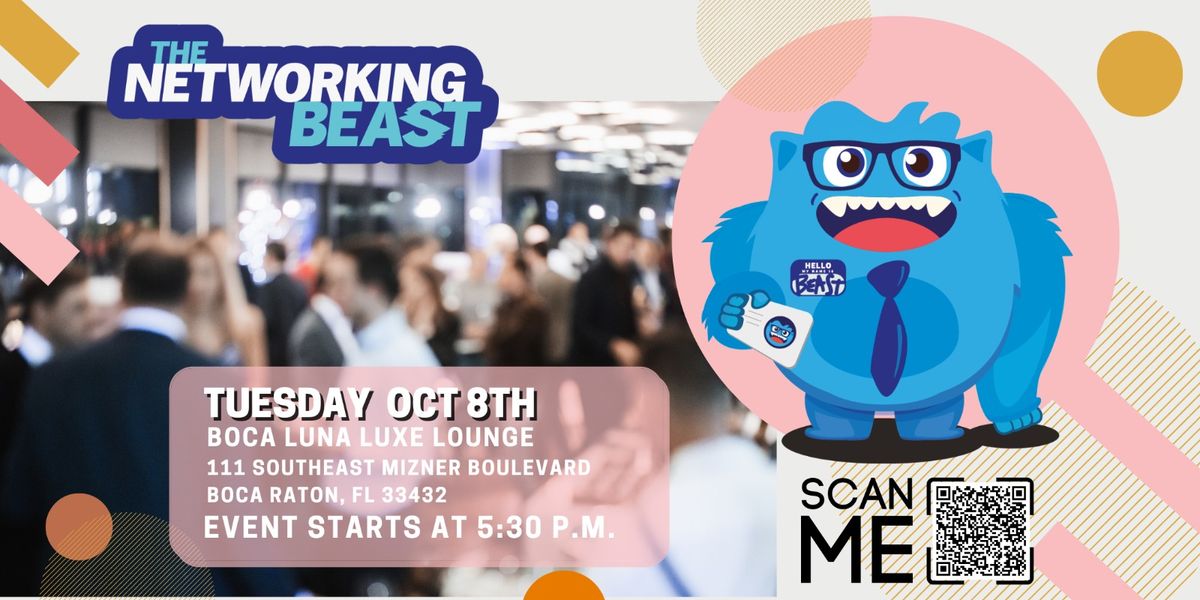 Networking Event & Business Card Exchange by The Networking Beast (BOCA)