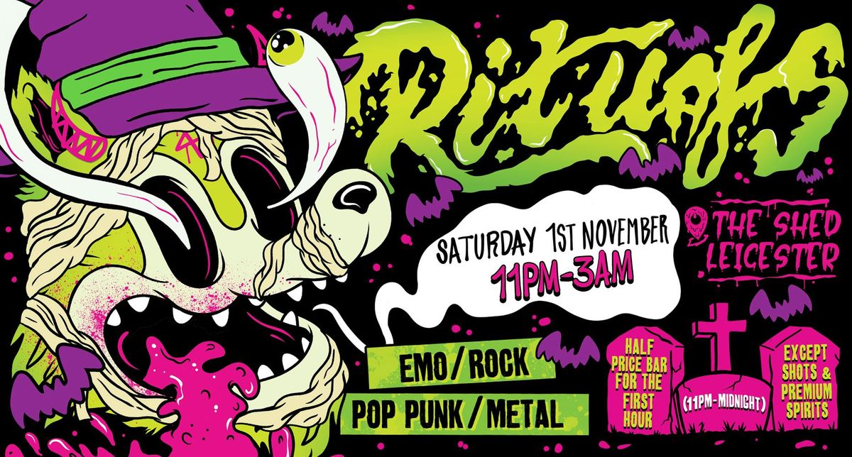 Panic Presents: RITUALS: Halloween Special Club Night at The Shed, Leicester