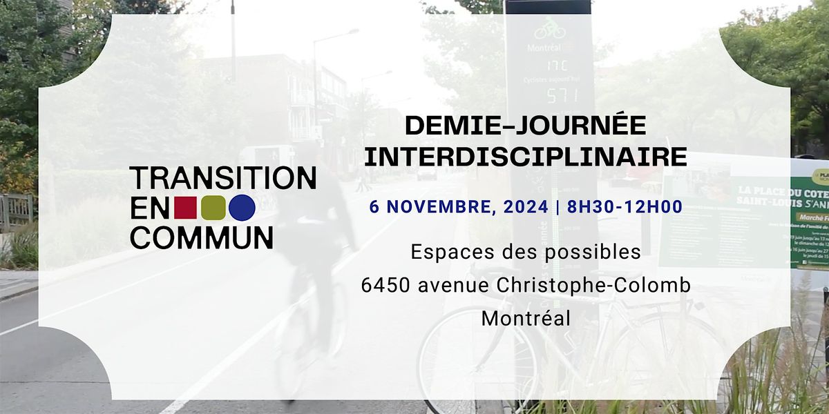 Atelier interdisciplinaire sur la surmotorisation