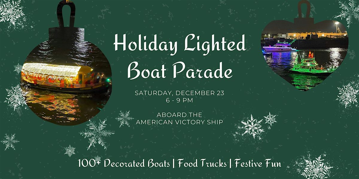 Holiday Lighted Boat Parade 2023