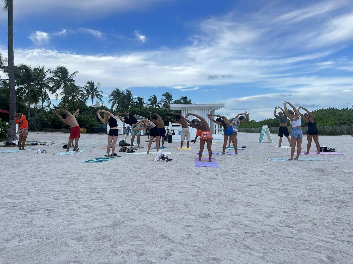 Sunset Yoga - Muscle Beach South Beach