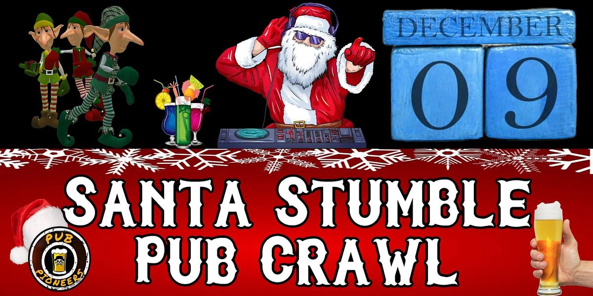 Pub Pioneers Santa Stumble Pub Crawl - Dallas,  Texas