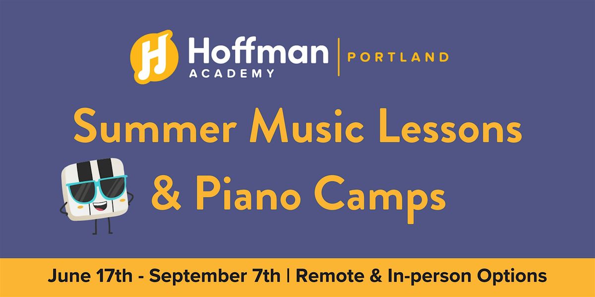 Summer Music Lessons & Camps with Hoffman Academy