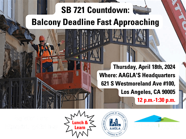 SB 721 Countdown: Balcony Deadline Fast Approaching
