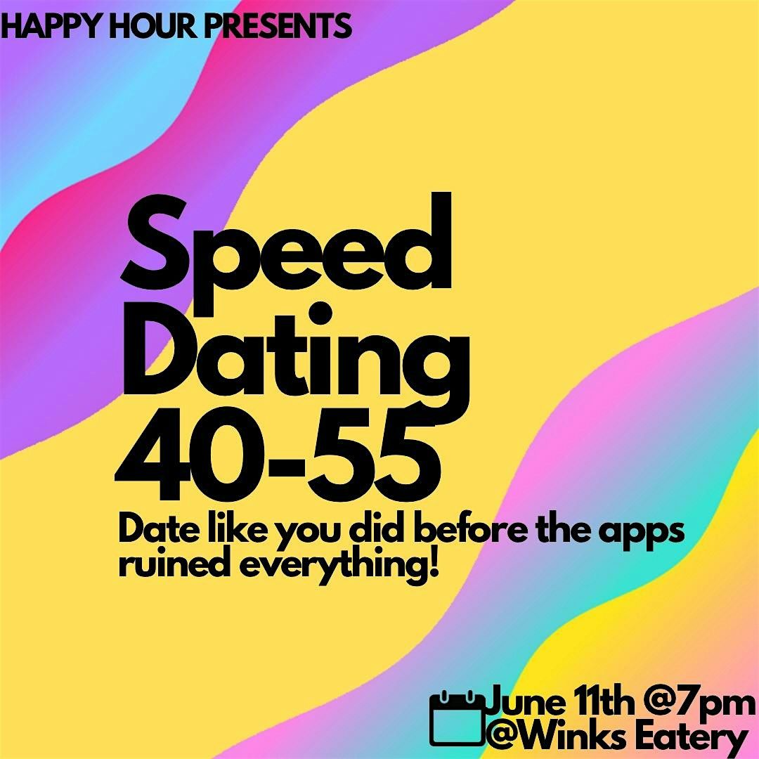 Speed Dating 40-55 @Winks Eatery (London)