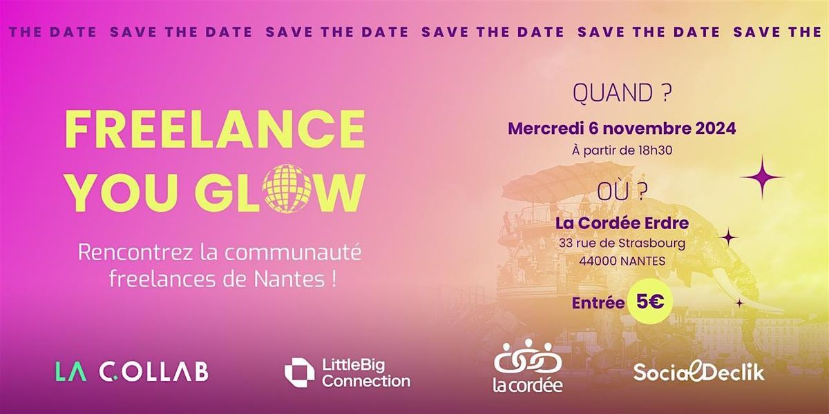 Afterwork Nantes -Freelance you glow !