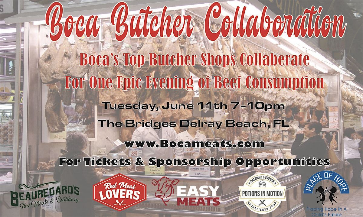 Red Meat Lovers Club Presents Boca Butcher Collaboration