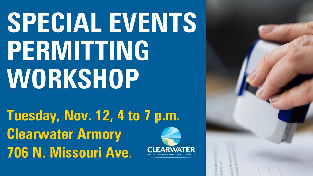 Special Events Permitting Workshop 