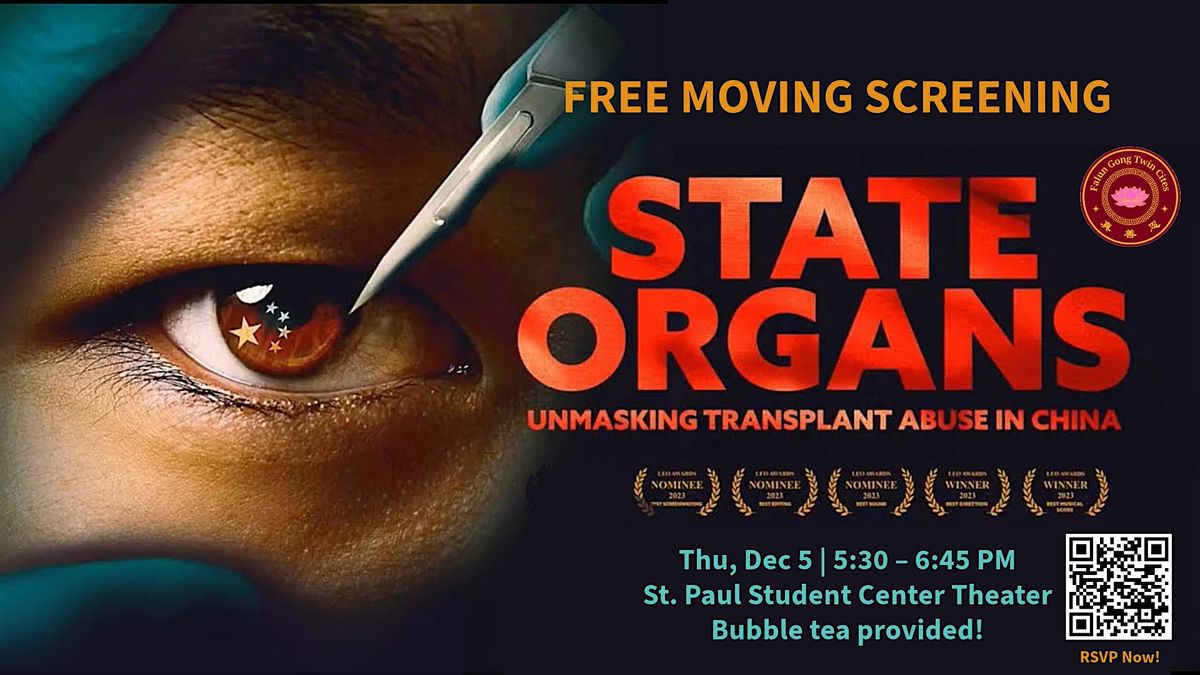 Movie Screening: State Organs (St. Paul)