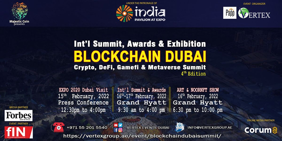 Blockchain Dubai 2022