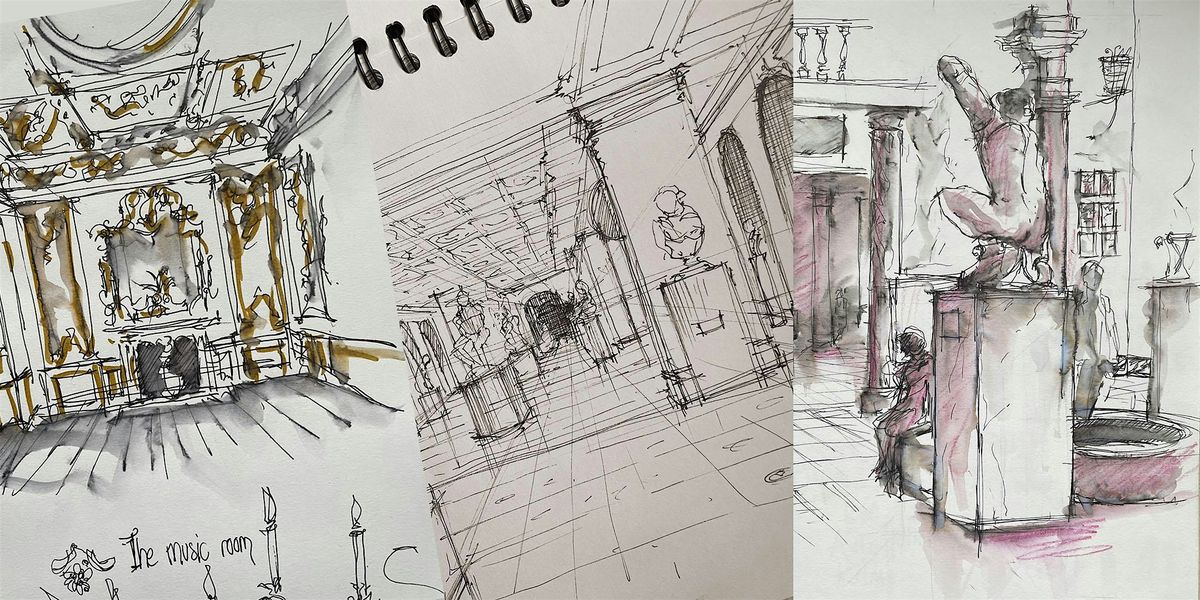 Perspective Sketching Workshop at the V&A Museum (half day)