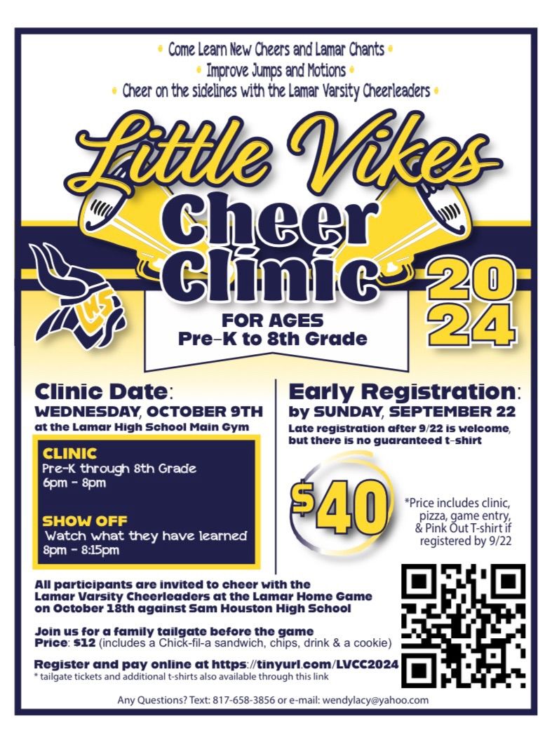 Little Vikes Cheer Clinic