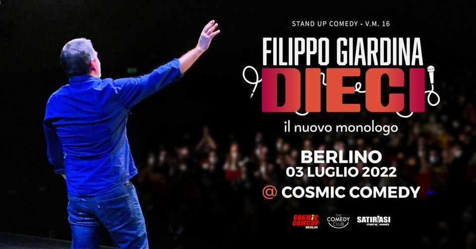 FILIPPO GIARDINA Live a BERLINO @ Cosmic Comedy Berlin \/\/ Stand Up Comedy (ITA)