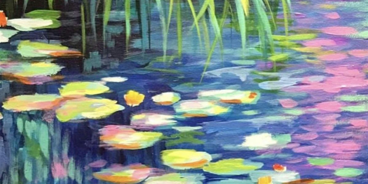 Monet\u2019s Water Lilies II - Paint and Sip by Classpop!\u2122