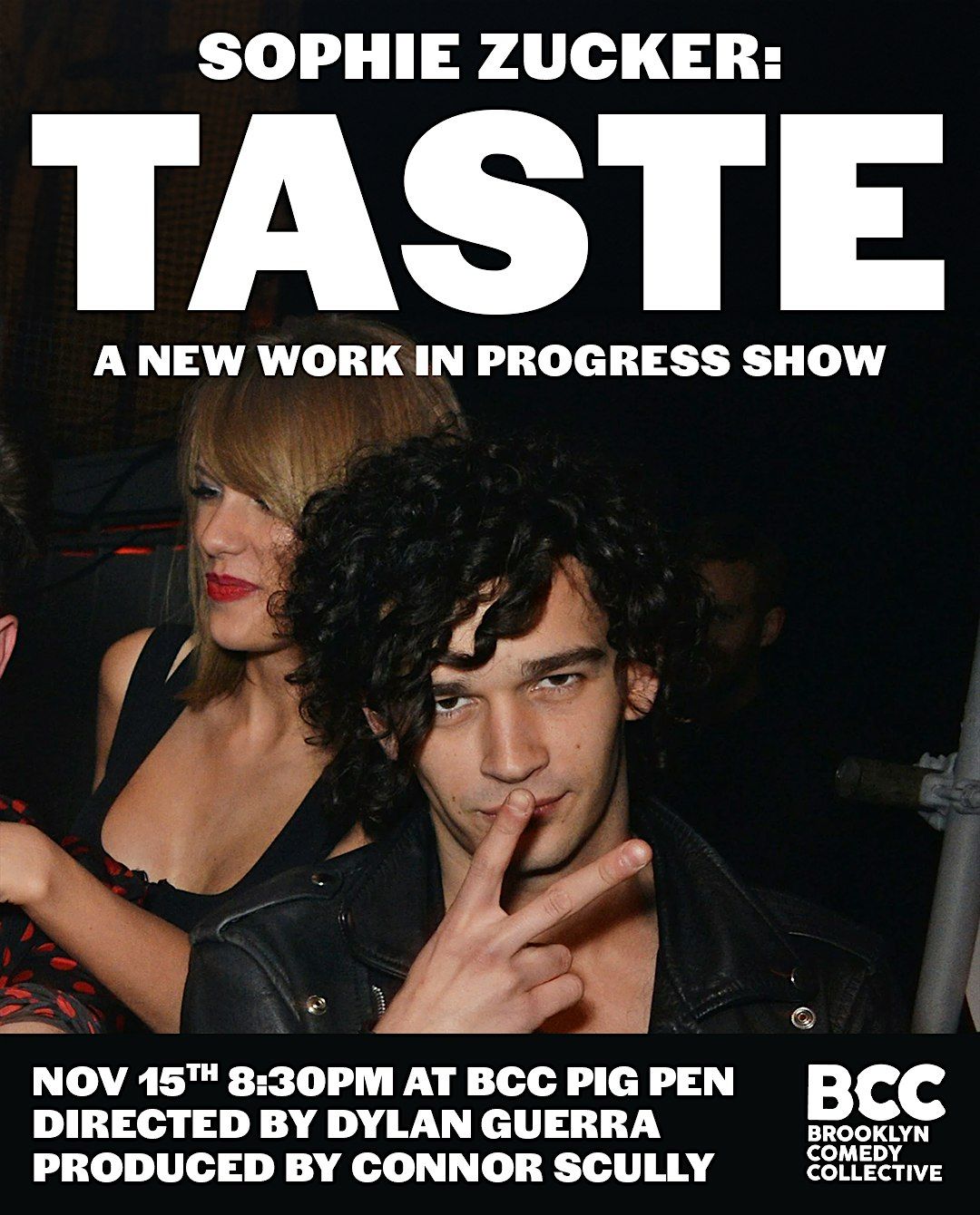 SOPHIE ZUCKER: TASTE (a new work in progress show)