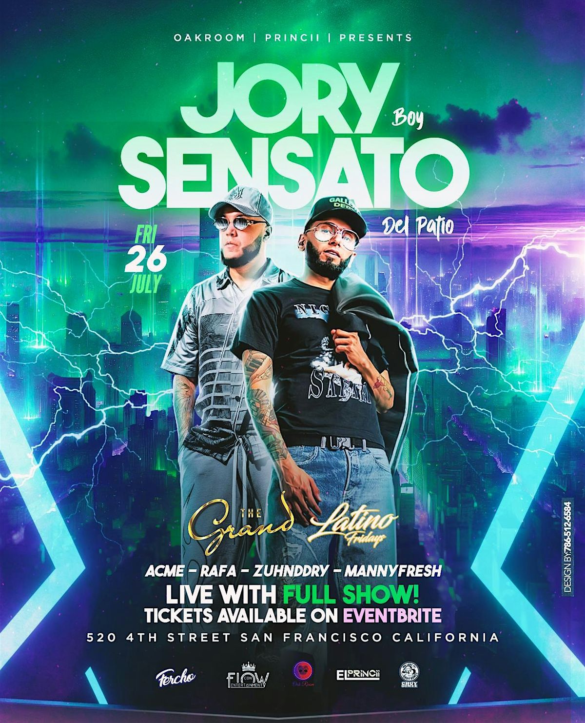 JORY BOY & SENSATO DEL PATIO SAN FRANCISCO