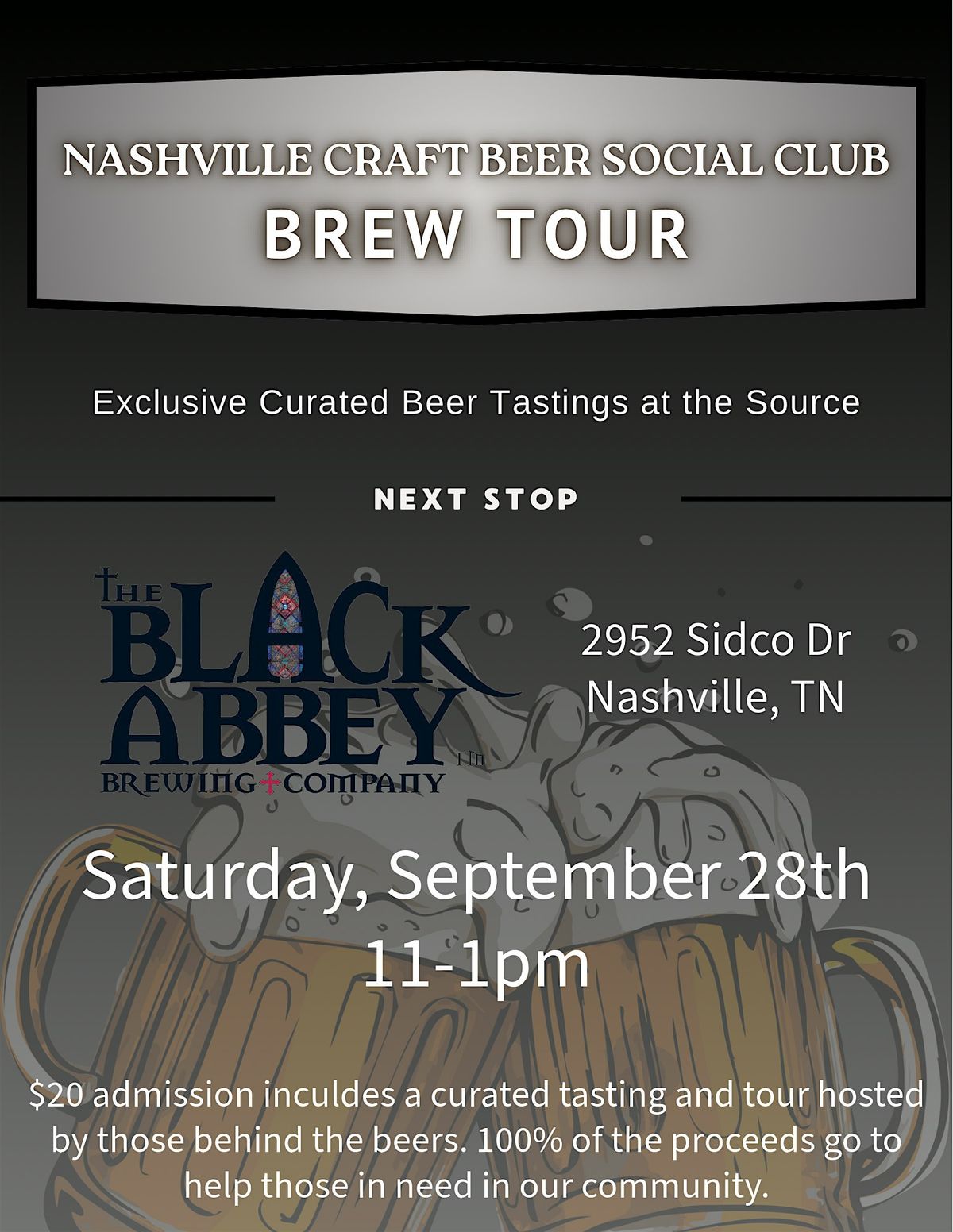 NCBSC Brew Tour: Black Abbey Brewing