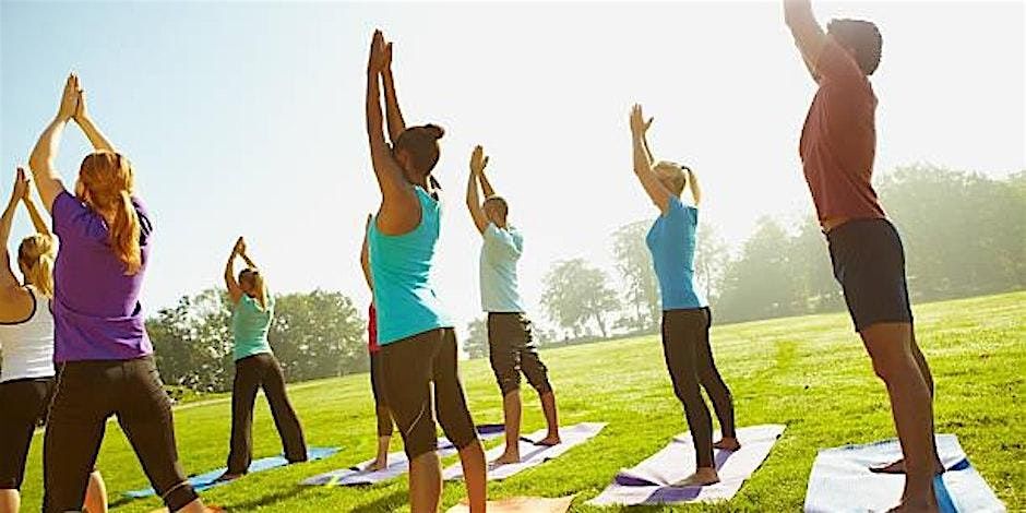 Outdoor Yoga at Seaview Elementary