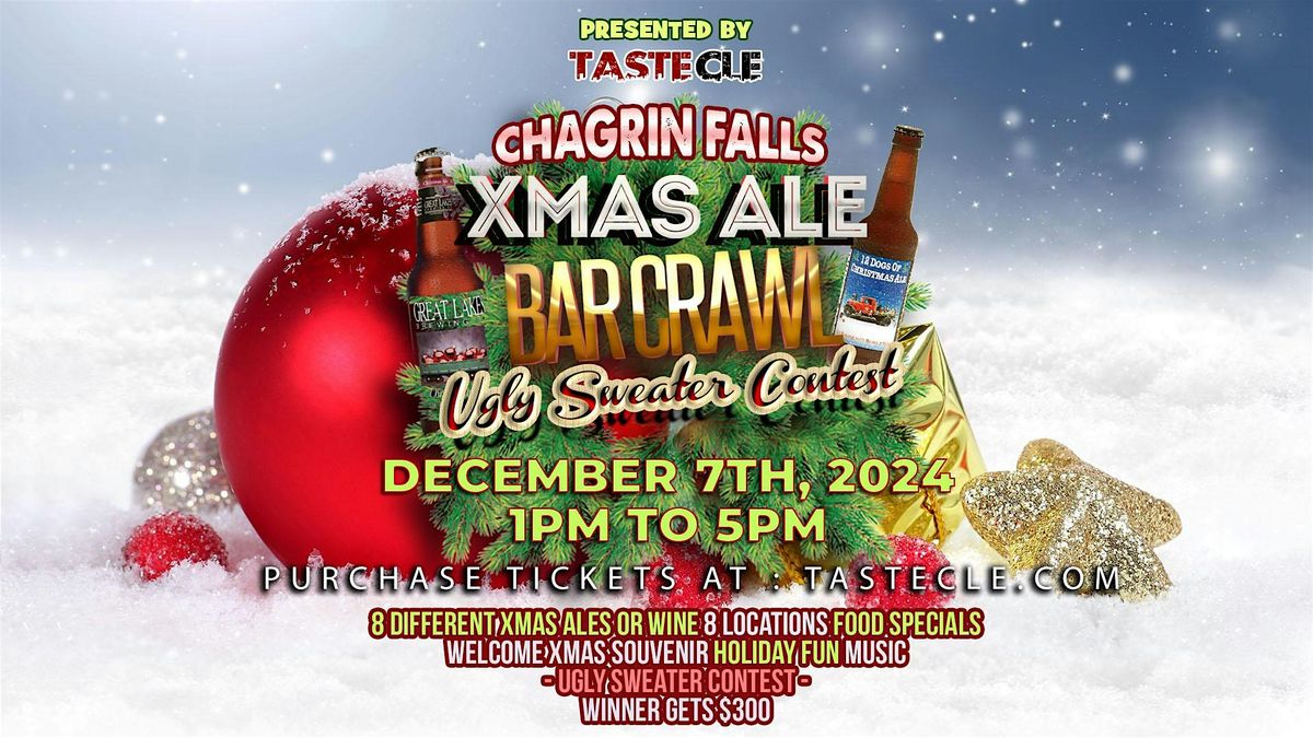 XMAS Ugly Sweater Crawl Chagrin Falls 2024