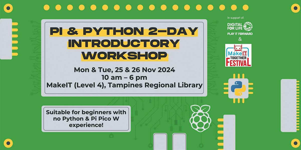 Pi & Python 2-Day Introductory Workshop