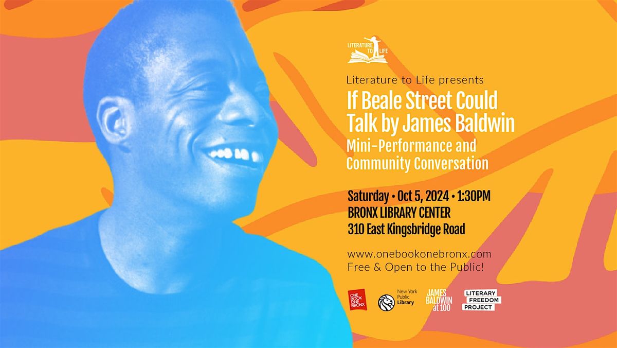 If Beale Street Could Talk by James Baldwin Mini-Performance and Community