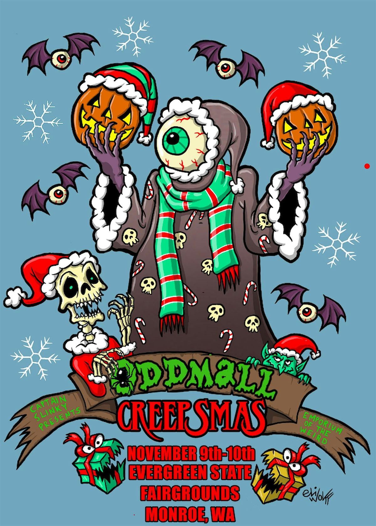 Oddmall Emporium of The Weird CREEPSMAS Art, Craft & Gift Show