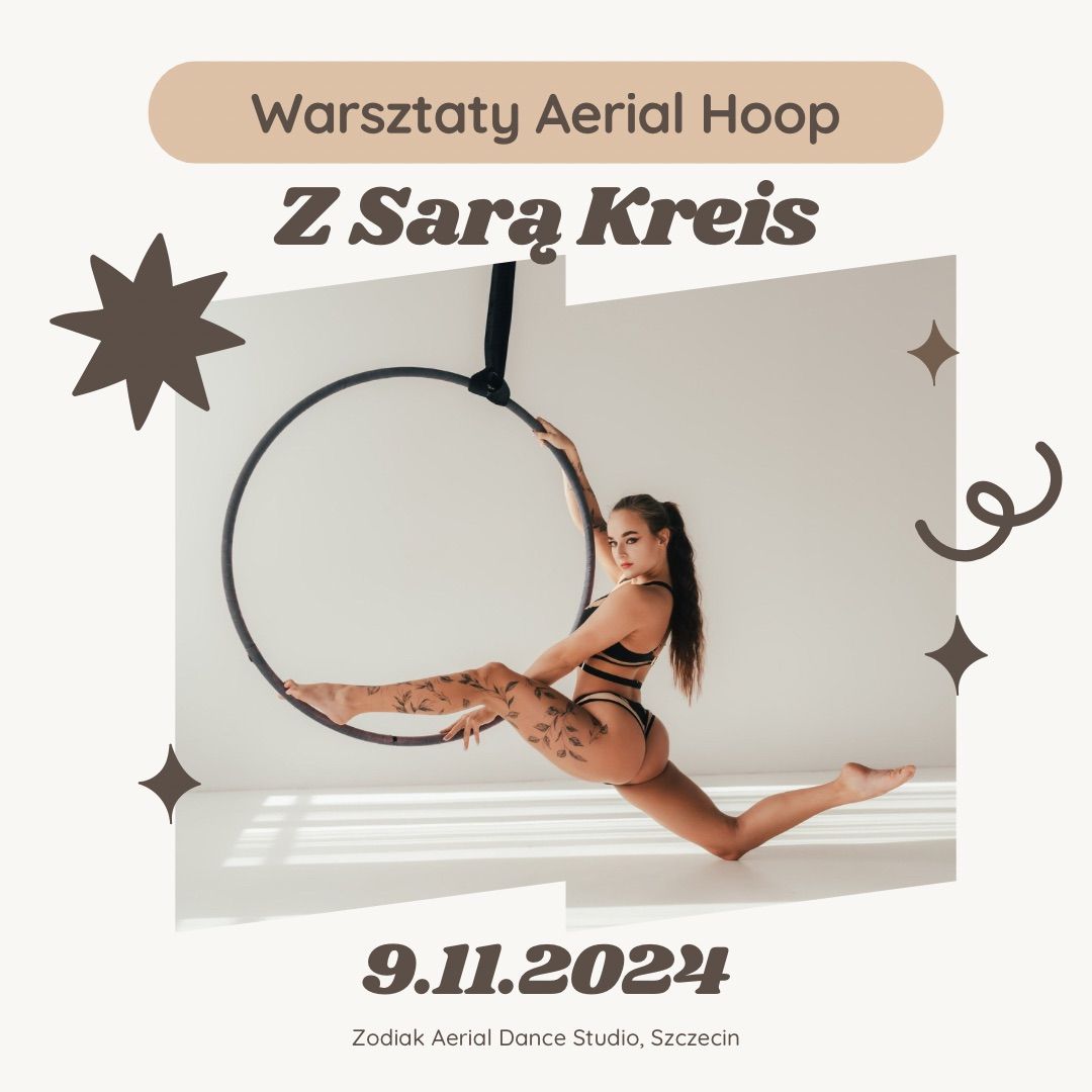 Warsztaty Aerial Hoop z Sar\u0105 Kreis \u2728