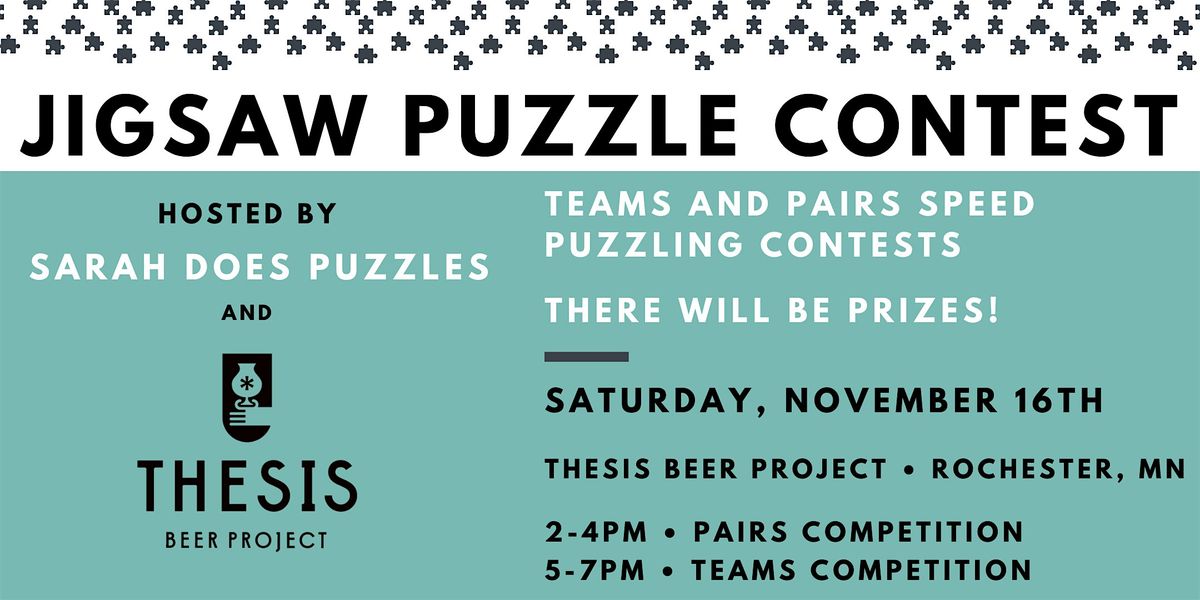 Thesis Beer Project Jigsaw Puzzle Contest