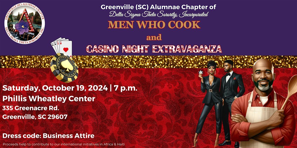 Men Who Cook and Casino Night Extravaganza