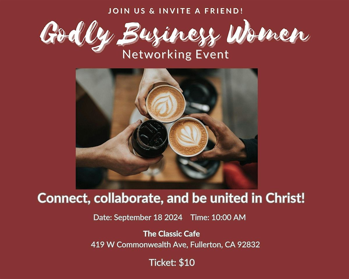 Christian Business Women Networking Event