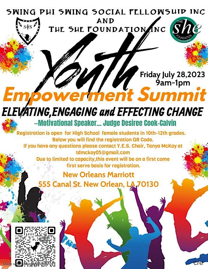 Youth Empowerment Summit Elevating,Engaging and Effecting Change, New ...