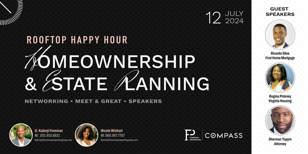 Homeownership & Estate Planning Rooftop Happy Hour