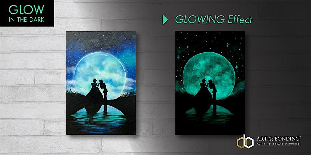 Glow Sip & Paint : Glow - Cinderella & Prince Charming