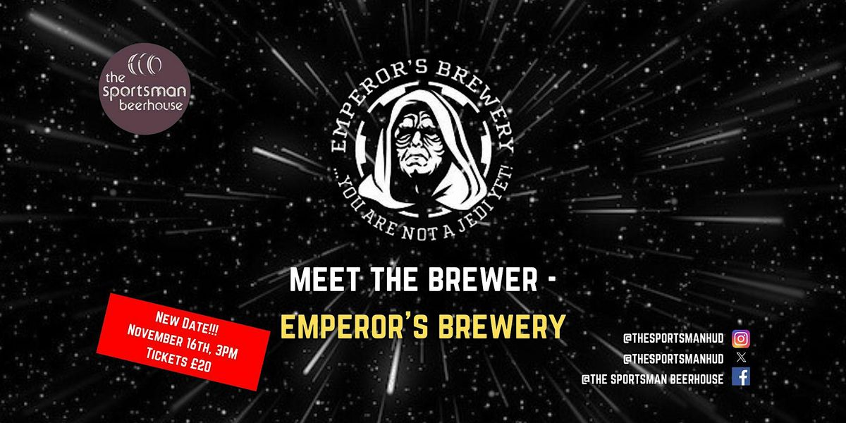 Meet the Brewer - Emperor's Brewery (Saturday 16th Nov, 3PM)